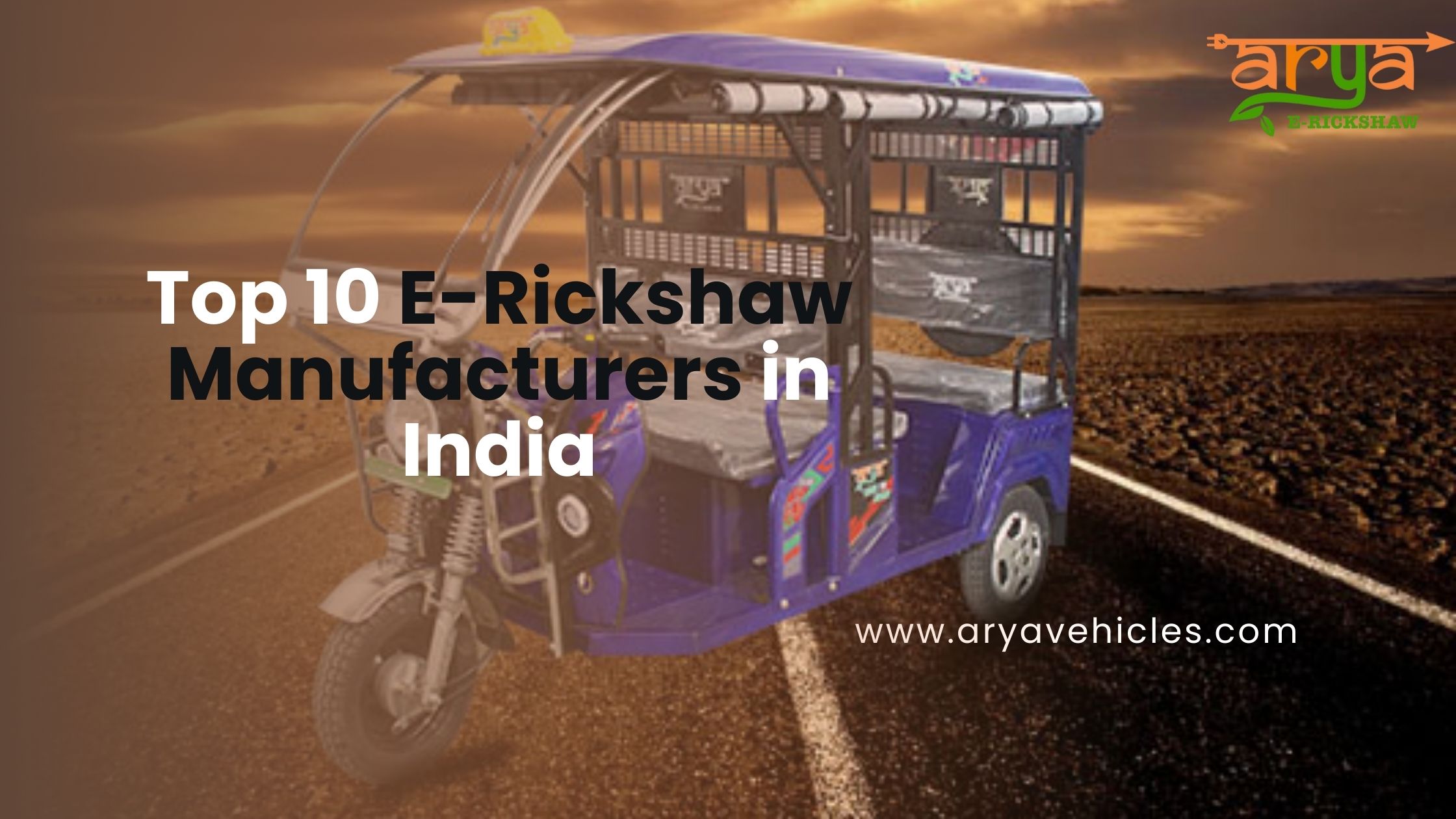Top 10 E-Rickshaw Manufacturers in India